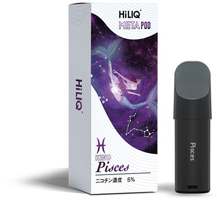 Meta専用カートリッジ(ニコチン入り)Kind Pisces 5% - HiLIQ